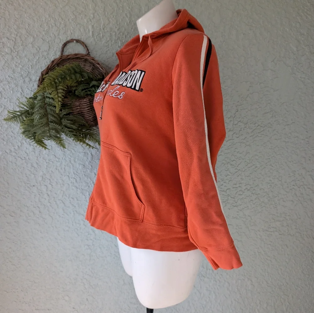 Harley Davidson full zip logo hoodie size 1W_2